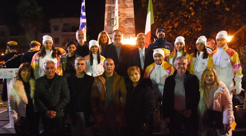 Με λαμπρότητα πραγματοποιήθηκε η έλευση της Ολυμπιακής Φλόγας στη Νάουσα